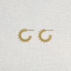 Golden Hoop Earrings 