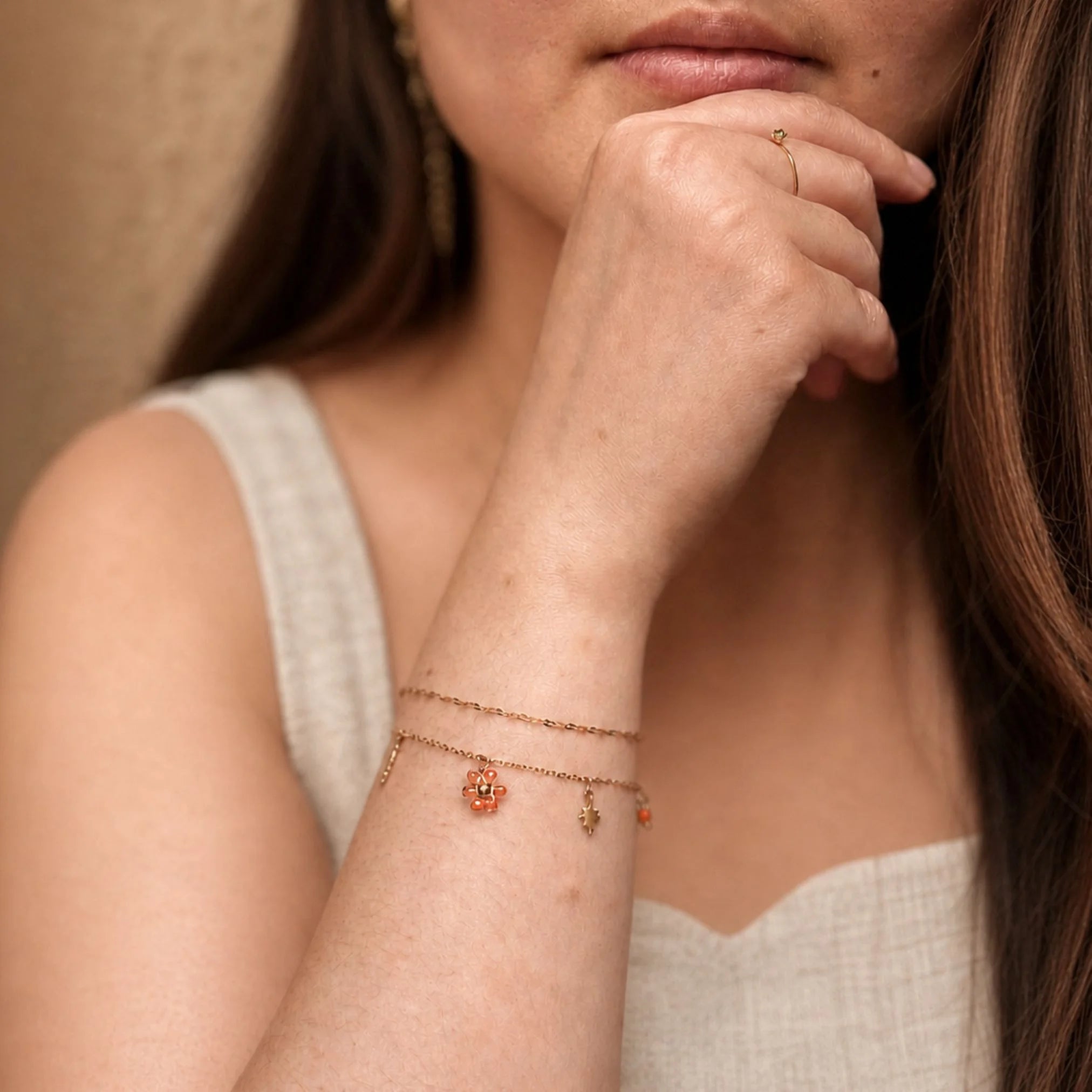 Bracelet Orana Corail