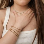 Bracelet Néréis vert d'eau