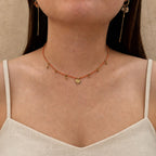 Collier Ysalie Orange