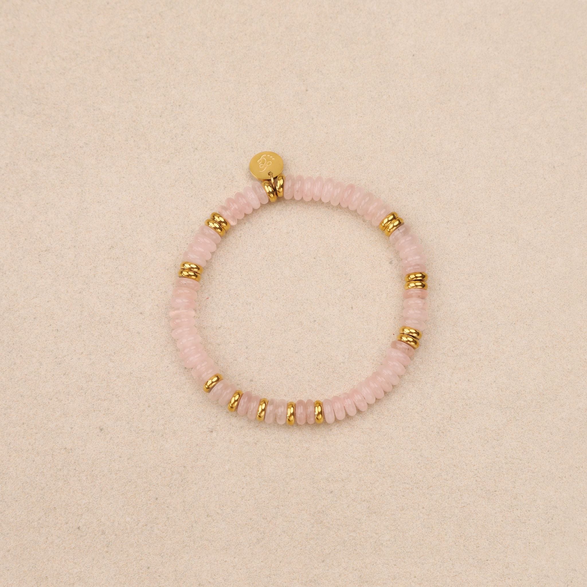 Bracelet Ashe Quartz rose
