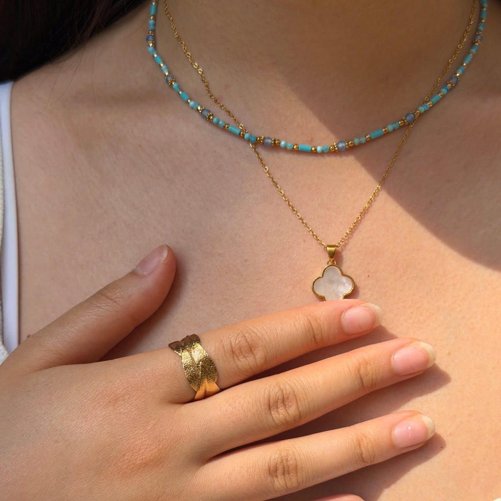 Collier Mandana bleu