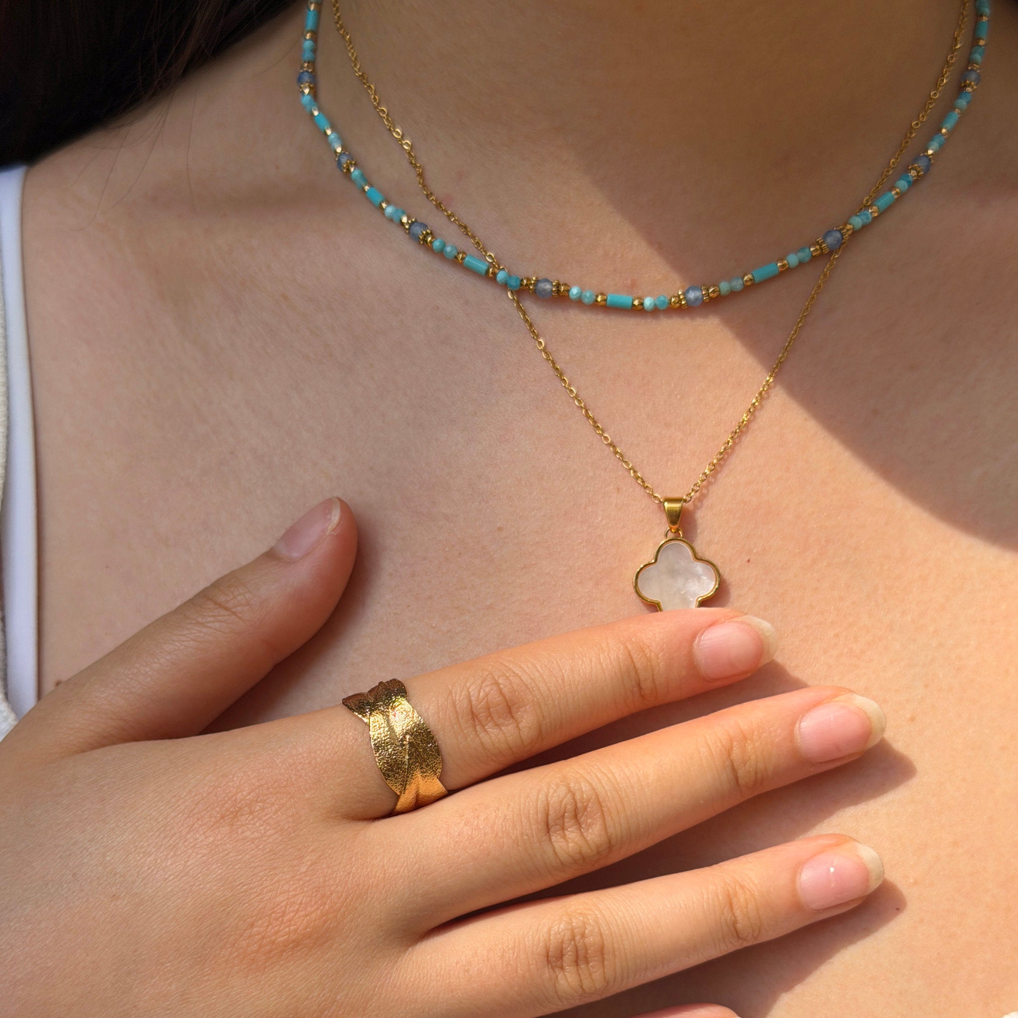 Collier Mandana bleu