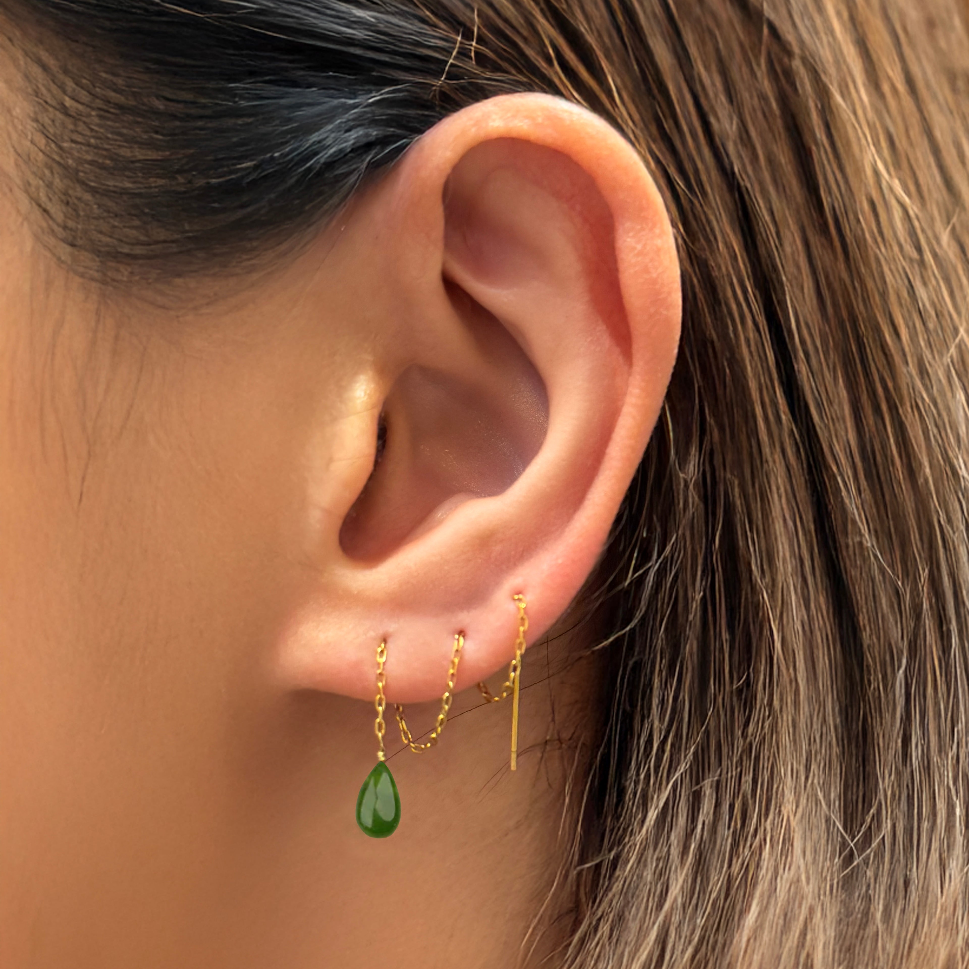 Boucles d’oreilles Alphine Rouge