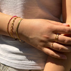 Gold-plated Elaïde ring