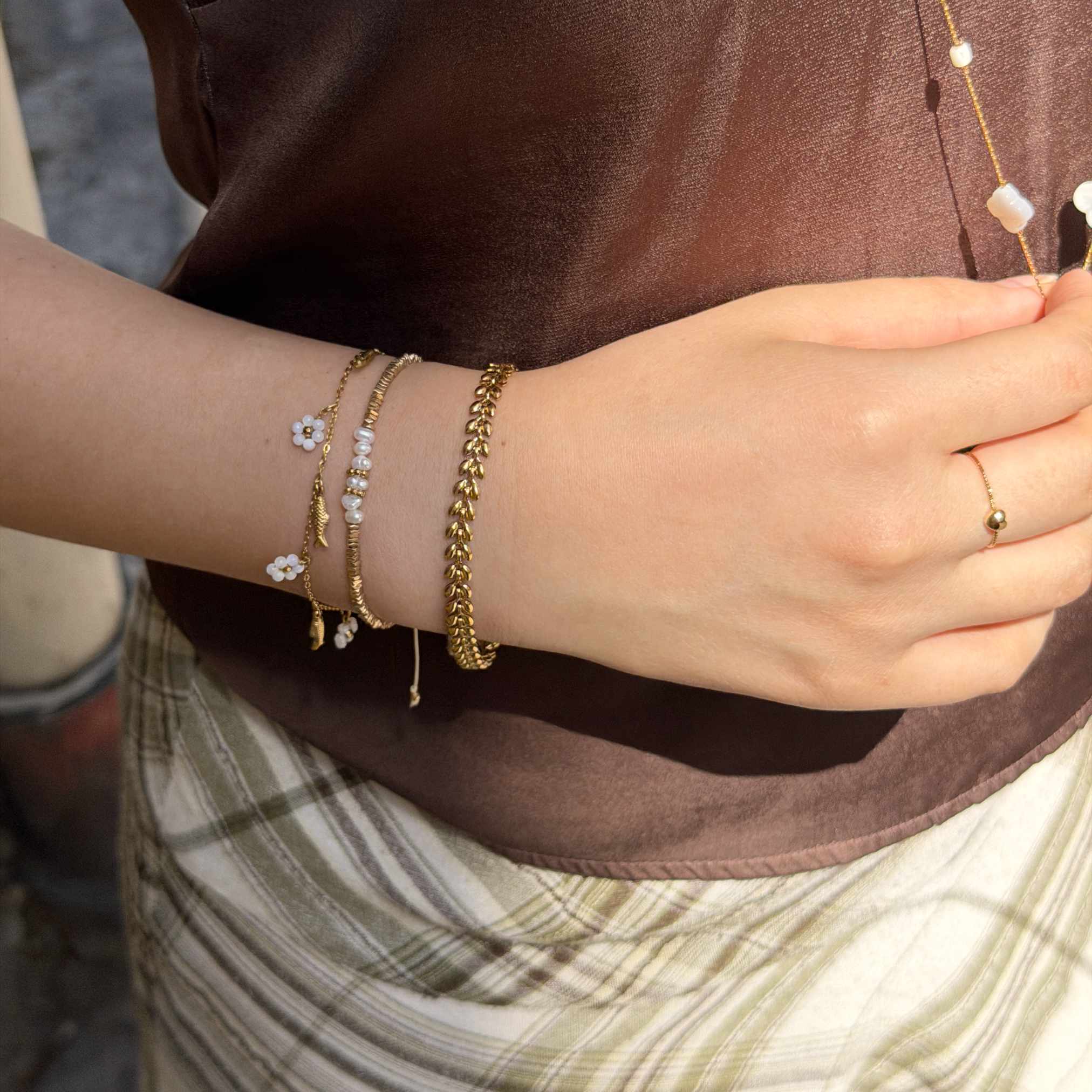 Bracelet Nélie Blanc