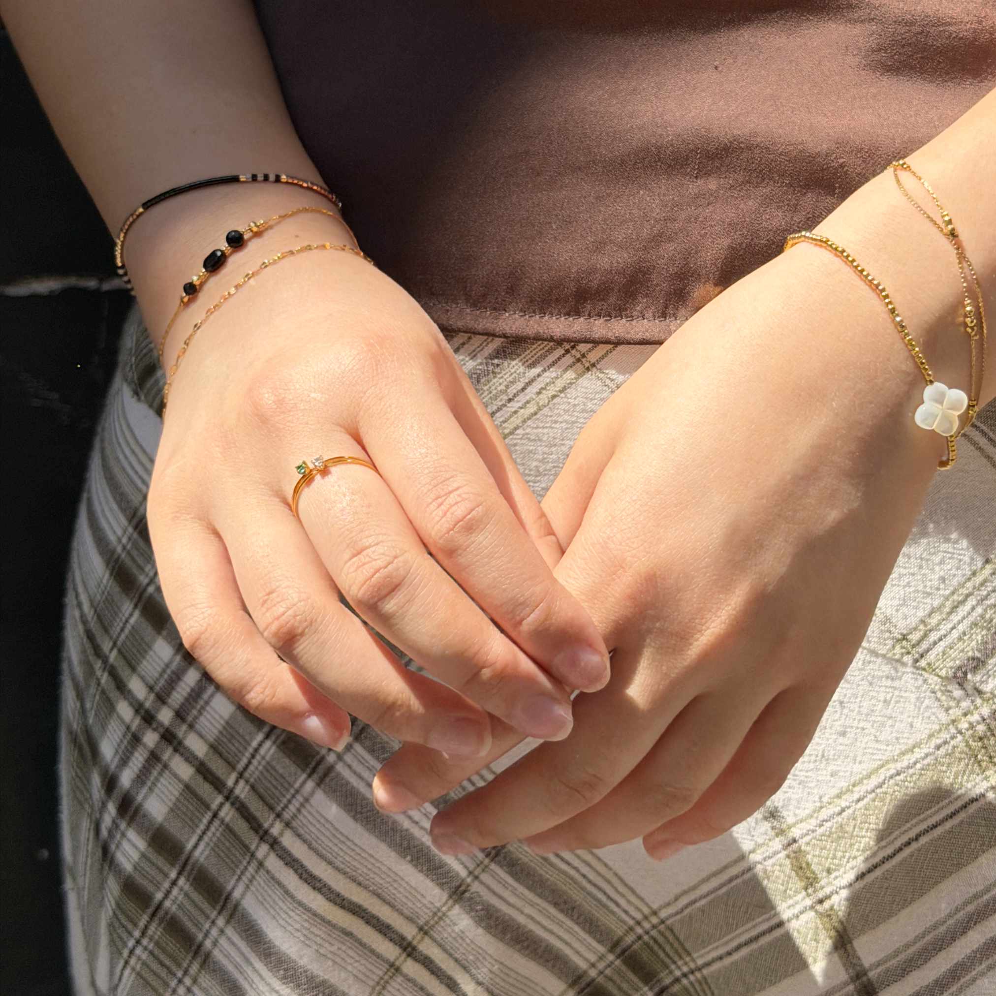 Bague Mary Lou Blanc