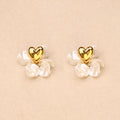 Boucles d’oreilles Lyséa Nacre-blanche