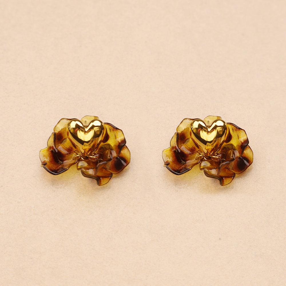 Boucles d’oreilles Lyséa Léopard