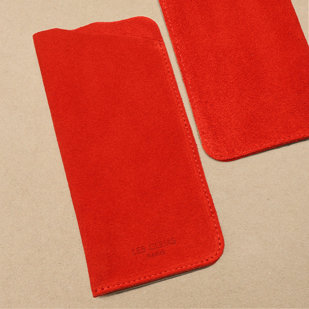 Étui à lunette Serge en Daim