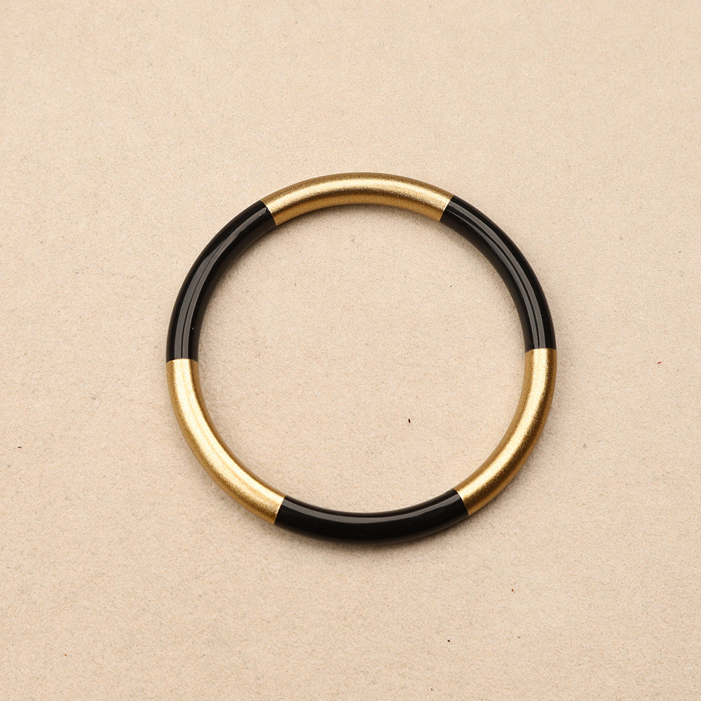 Jonc en corne de buffle naturelle