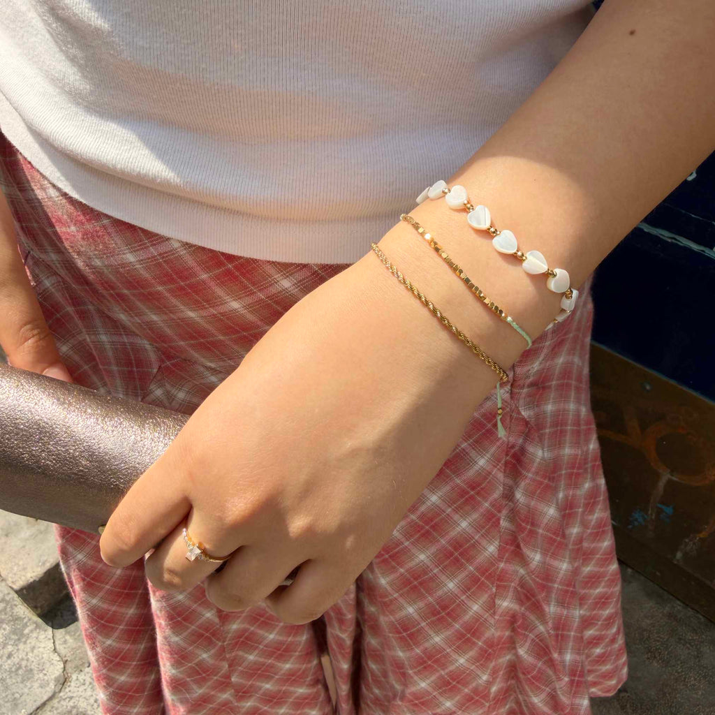 Bracelet Néréis vert d'eau