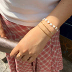 Bracelet Néréis vert d'eau