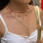 Collier Nélie Rouge