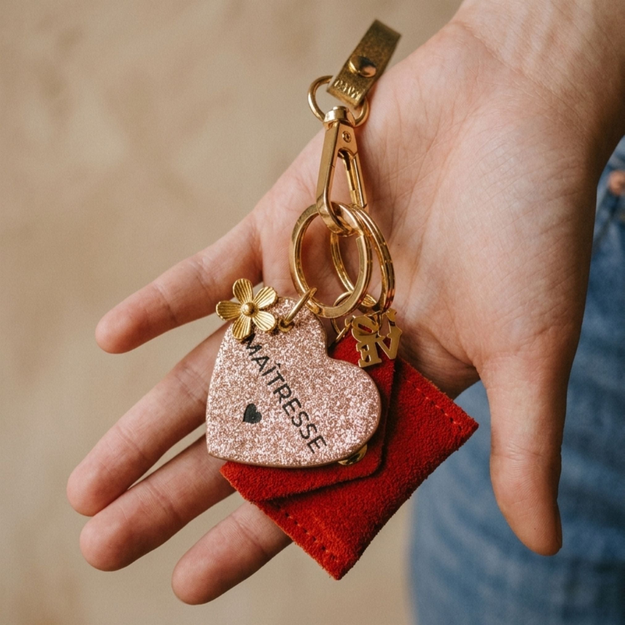 Porte-clés Maîtresse Rose