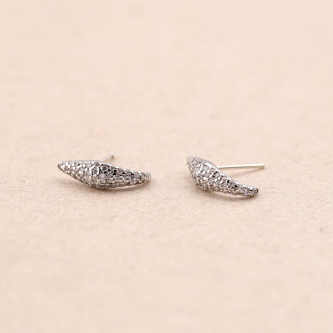 Boucles D'oreilles Rond Halo Simulé Opale & Zircone - Argent 925 - Silverspeck