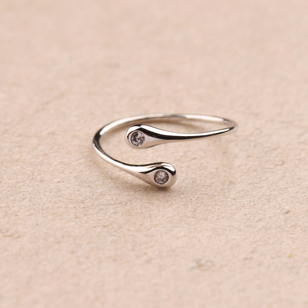 Bague Écume en Argent 925