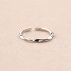 Bague Ondée en Argent 925