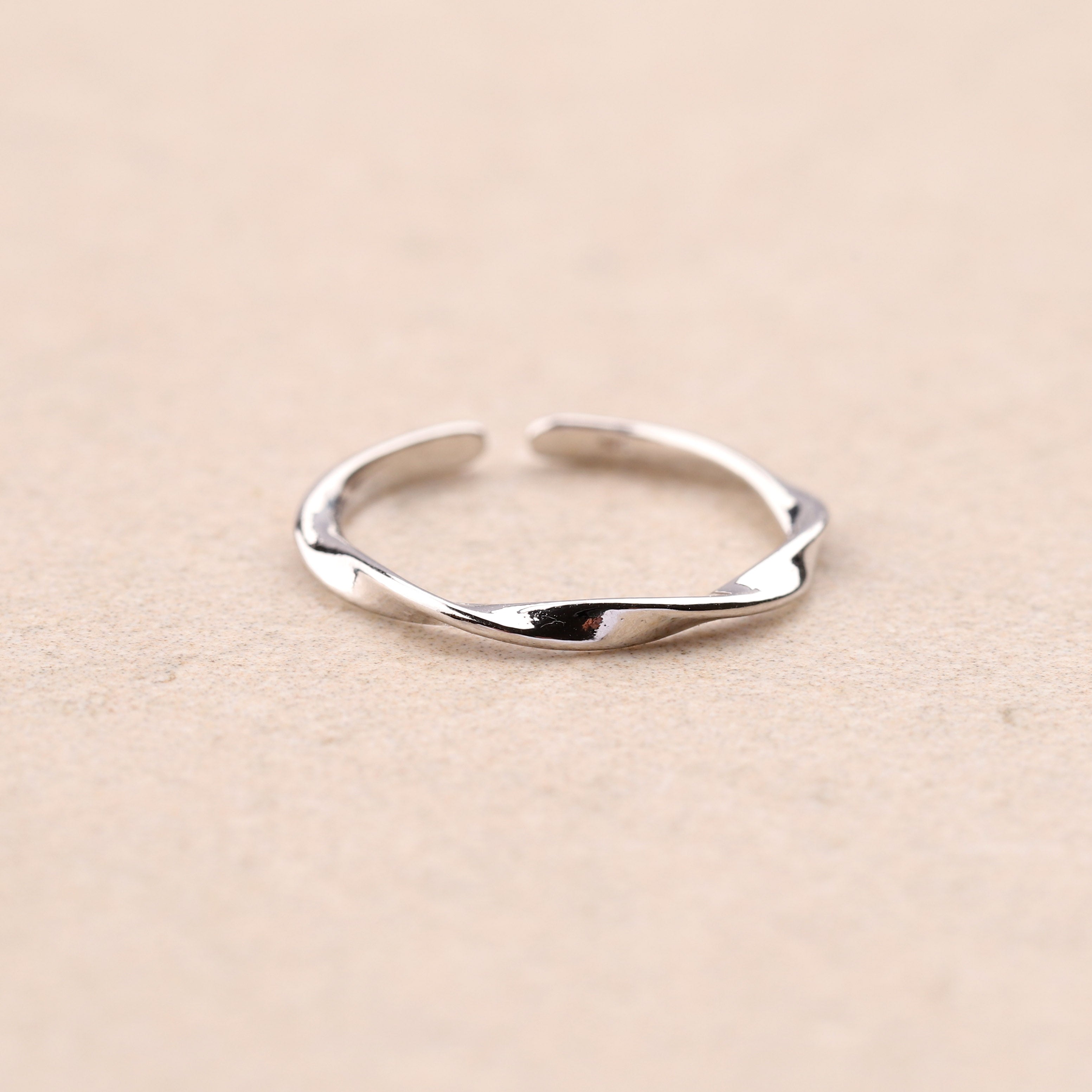 Bague Ondée en Argent 925