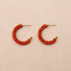 Boucles d'oreilles Céleste Orange