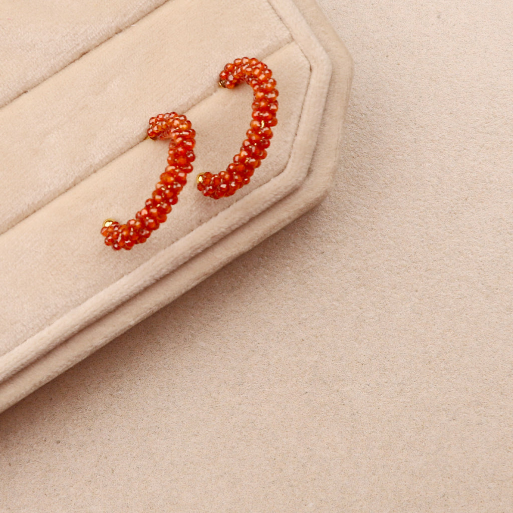 Boucles d'oreilles Céleste Rose