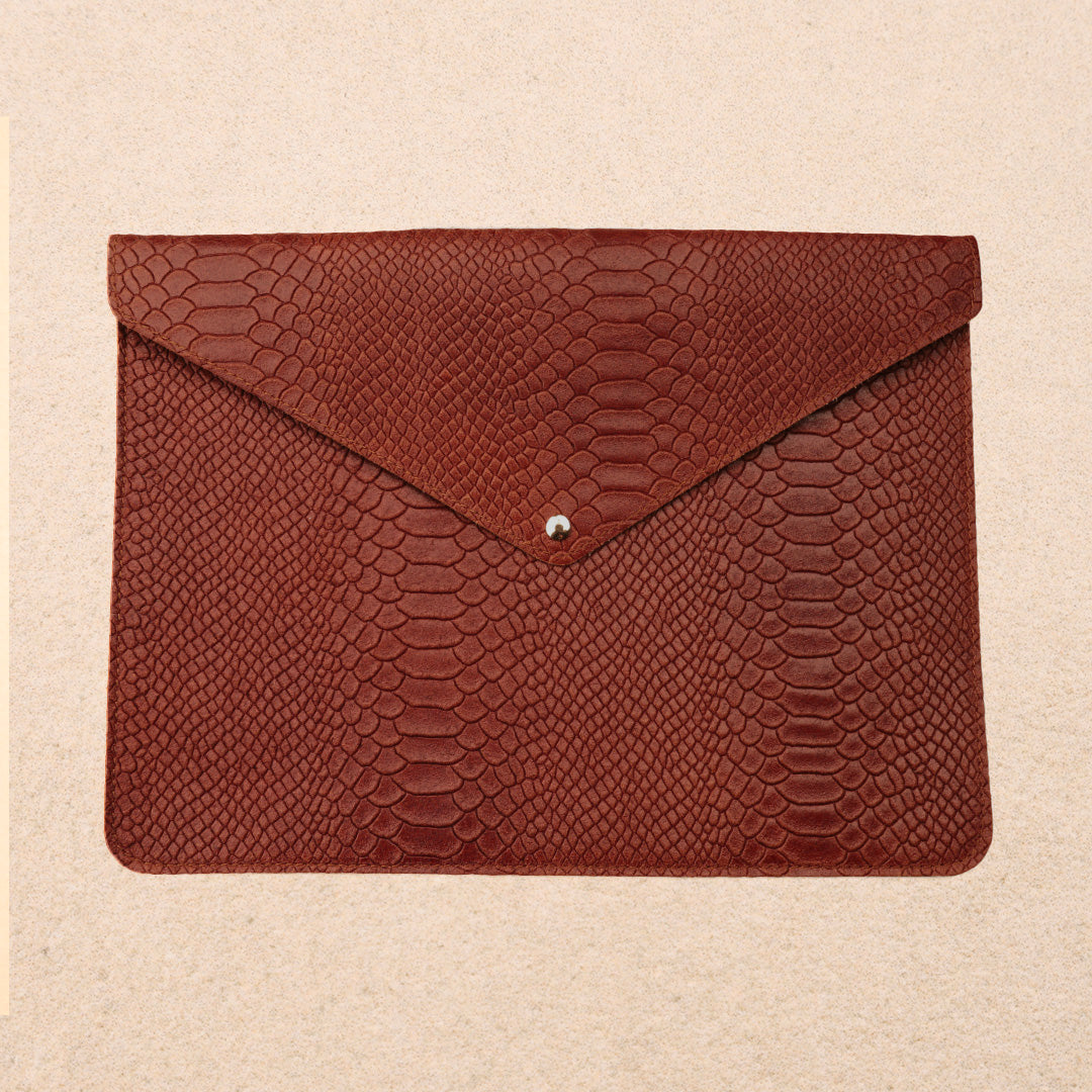Pochette d’ordinateur Balthazar Marron
