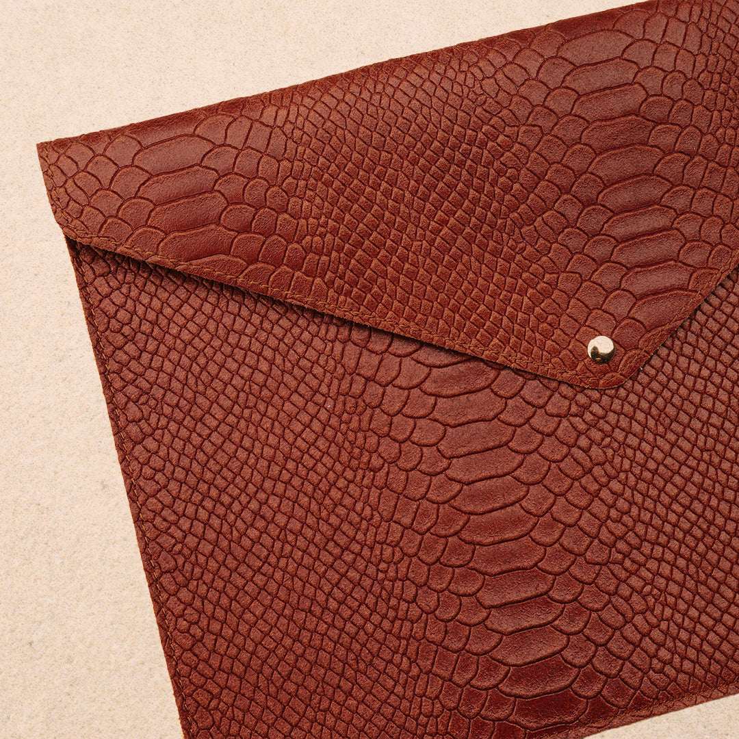 Pochette d’ordinateur Balthazar Marron