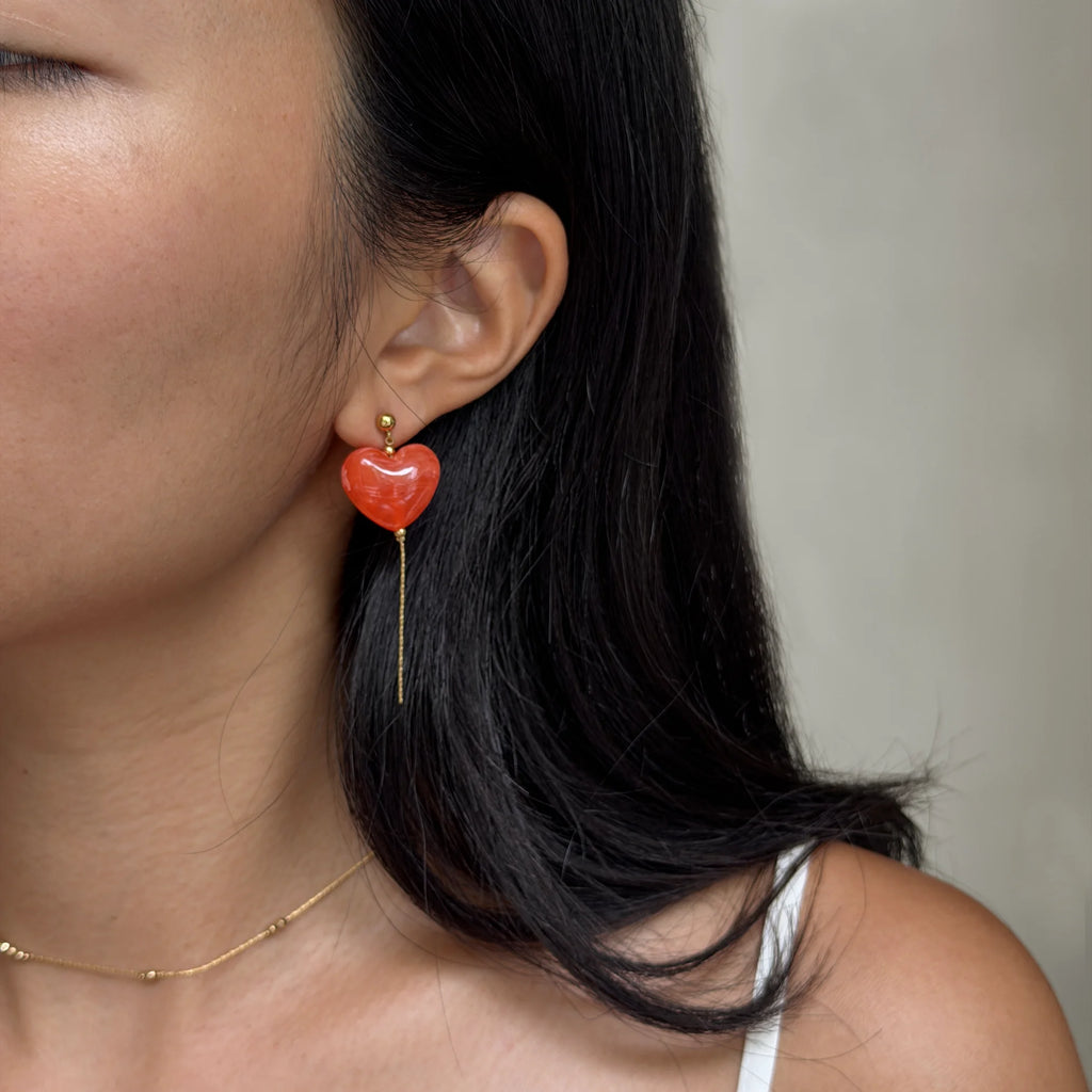 Boucles d'oreilles Soraya Beige