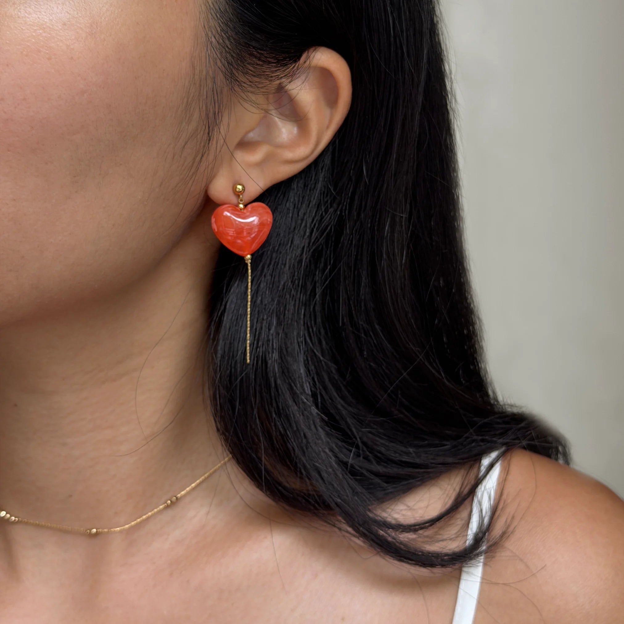 Boucles d'oreilles Soraya Beige