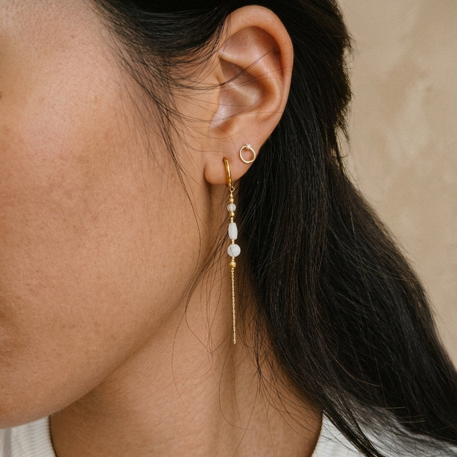 Azélia Gold-Plated Earrings