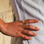 Bague Acier Zineb - Les Cleias