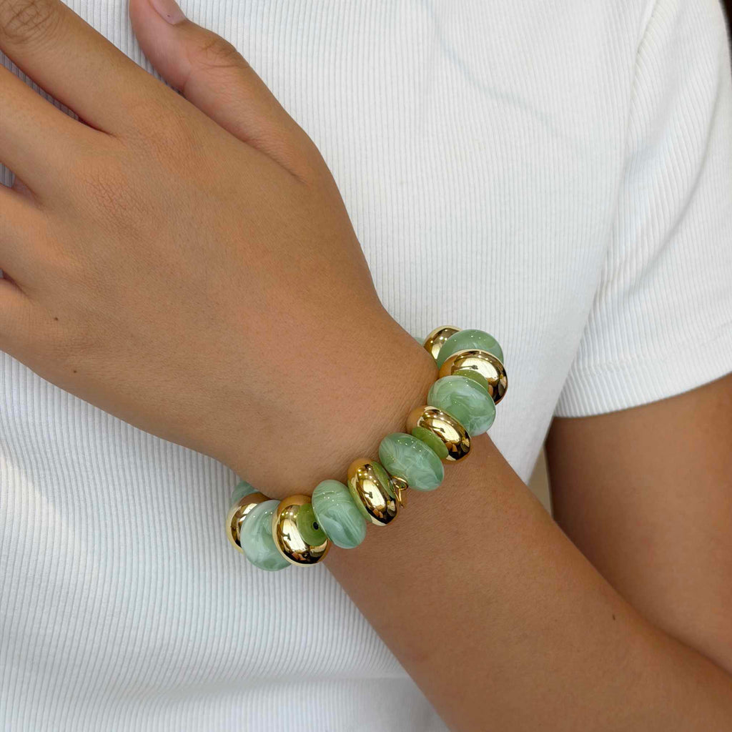Bracelet Bloomia Vert d'eau