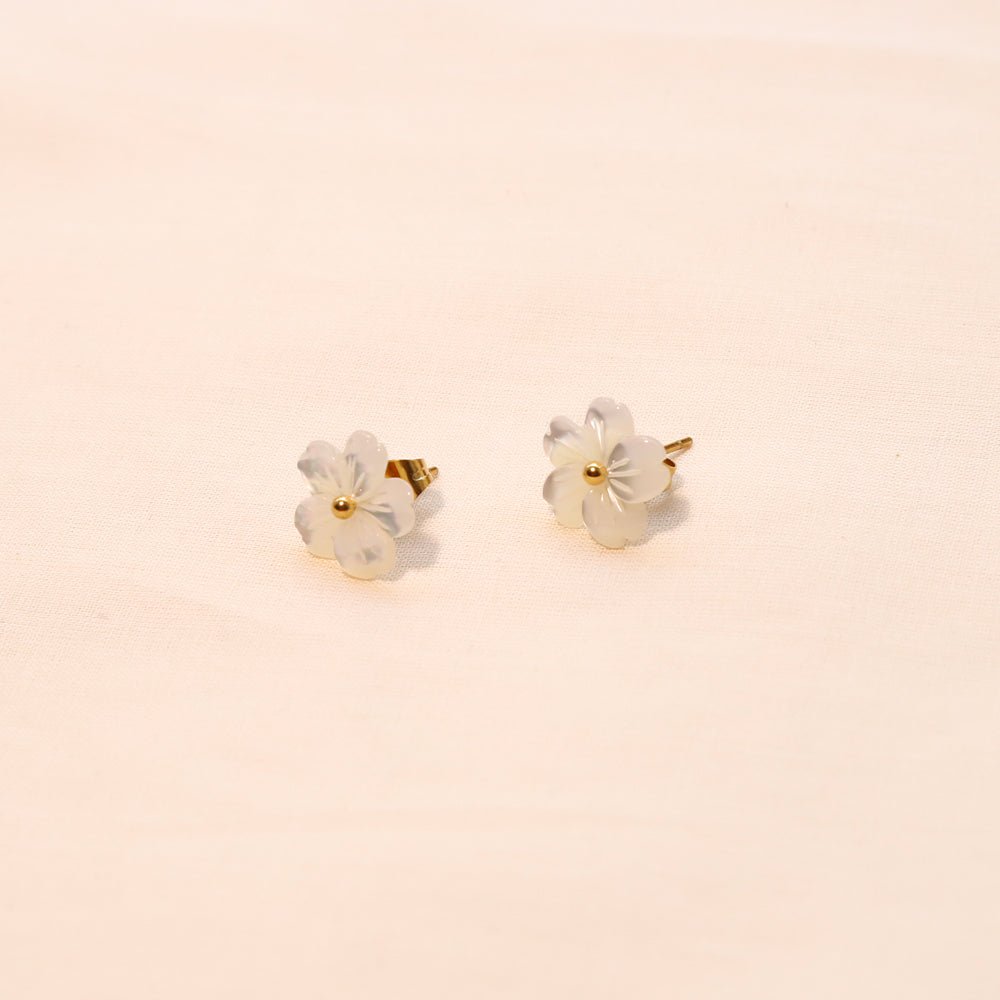 Boucle d'oreilles Mia en acier - Les Cleias