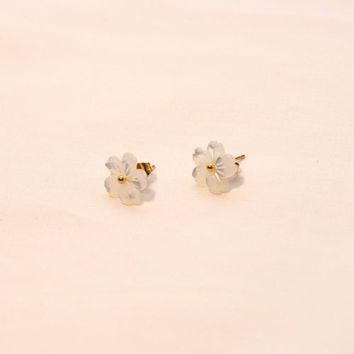 Boucle d'oreilles Mia en acier - Les Cleias