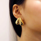 Boucles d’oreilles acier Larmes d’Aphrodite L - Les Cleias