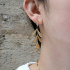 Boucles d’oreilles acier Remata - Les Cleias