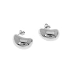 Boucles d'oreilles acier Romina - Les Cleias