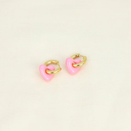 Boucles d'oreilles acier Sursta - Les Cleias