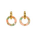 Boucles d’oreilles Beatrice en acier - Les Cleias