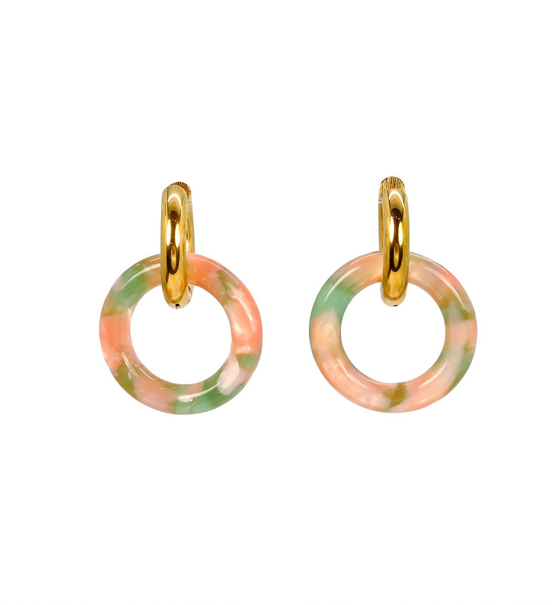 Boucles d’oreilles Beatrice en acier - Les Cleias