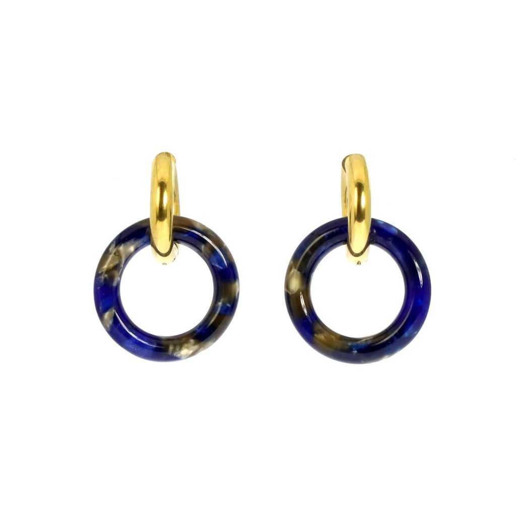 Boucles d’oreilles Beatrice en acier - Les Cleias