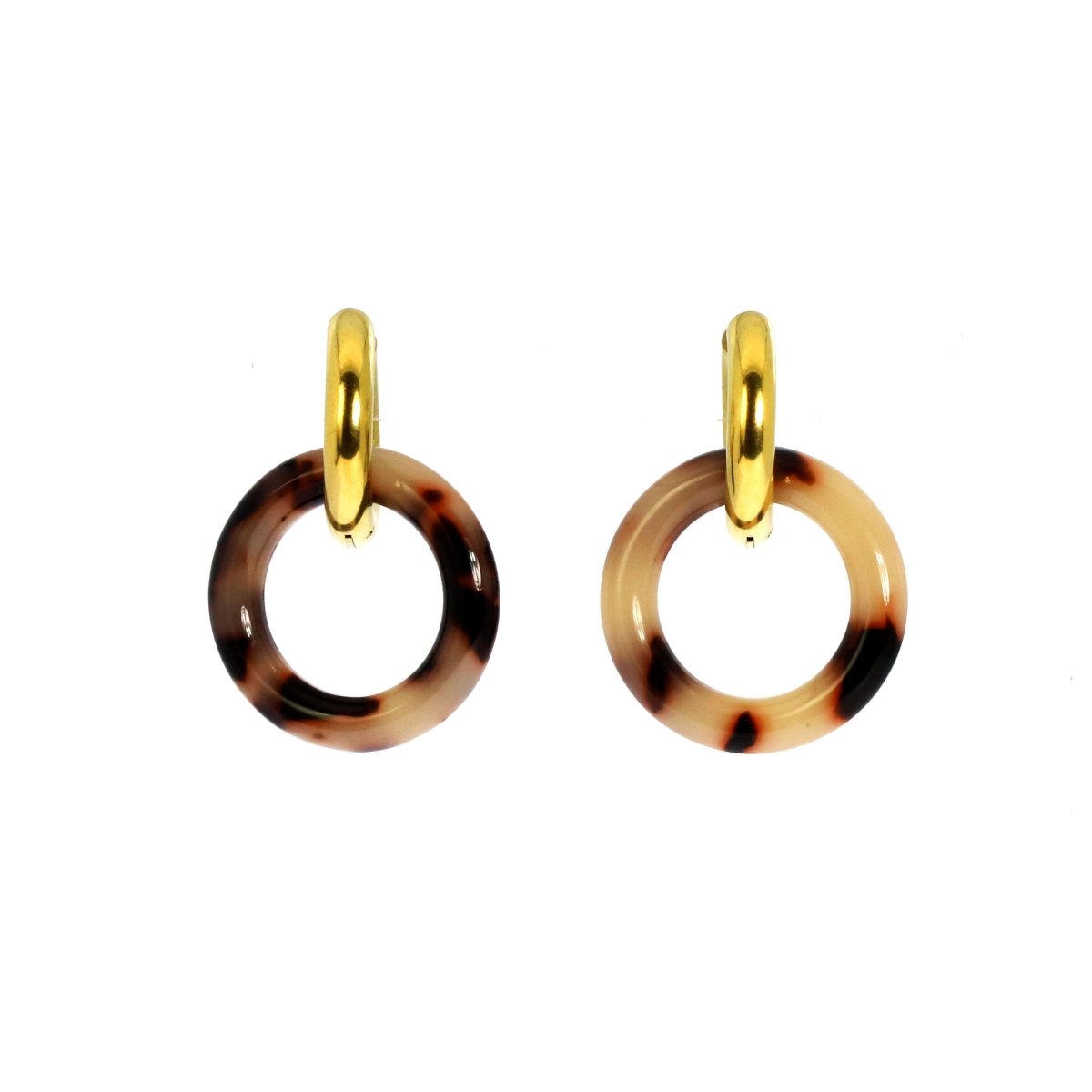 Boucles d’oreilles Beatrice en acier - Les Cleias