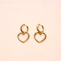 Boucles d’oreilles Erza en acier - Les Cleias