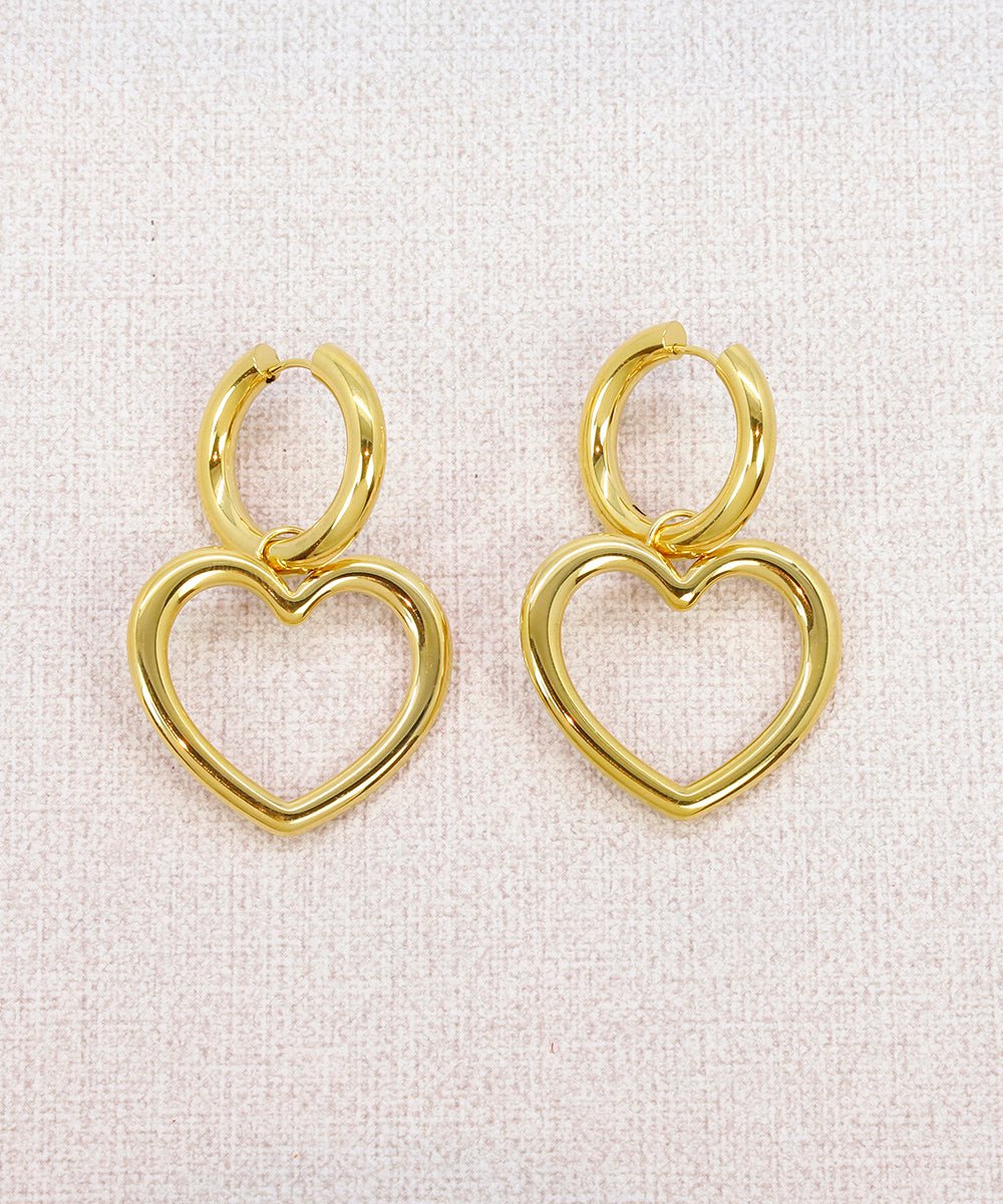 Boucles d’oreilles Erza en acier - Les Cleias