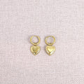 Boucles d'oreilles Swann en acier inoxydable - Les Cleias