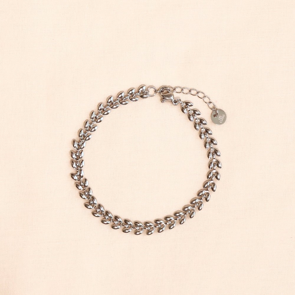 Bracelet acier Laurier - Les Cleias