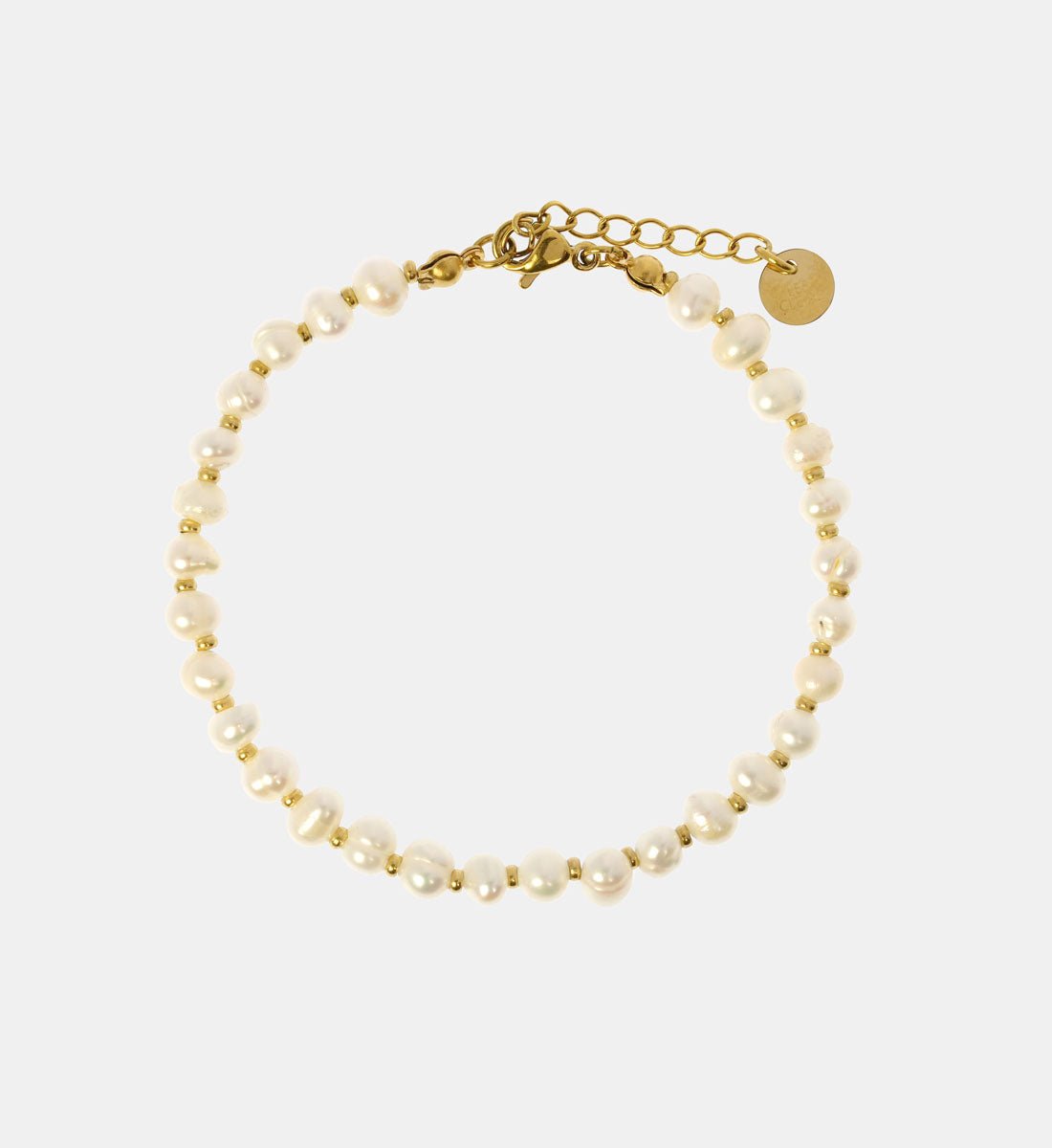 Bracelet acier perles Ophélie II - Les Cleias