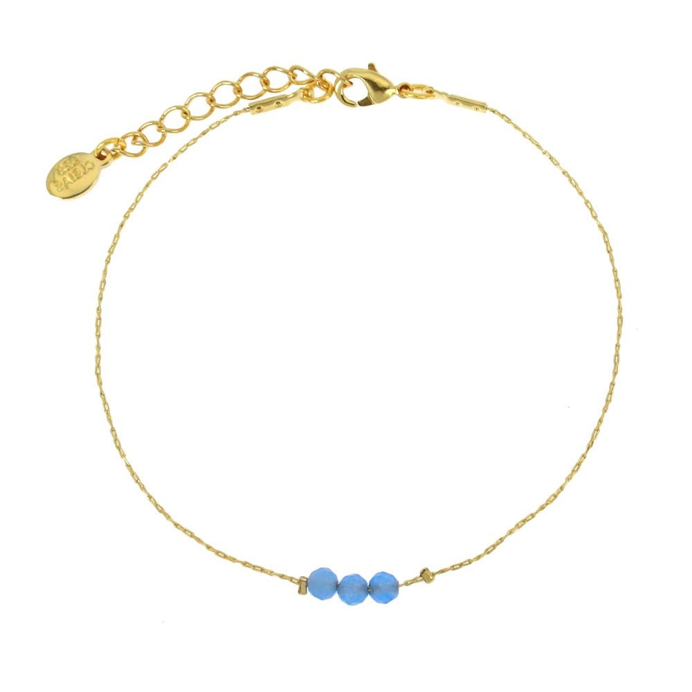 Bracelet Lola plaqué or - Les Cleias