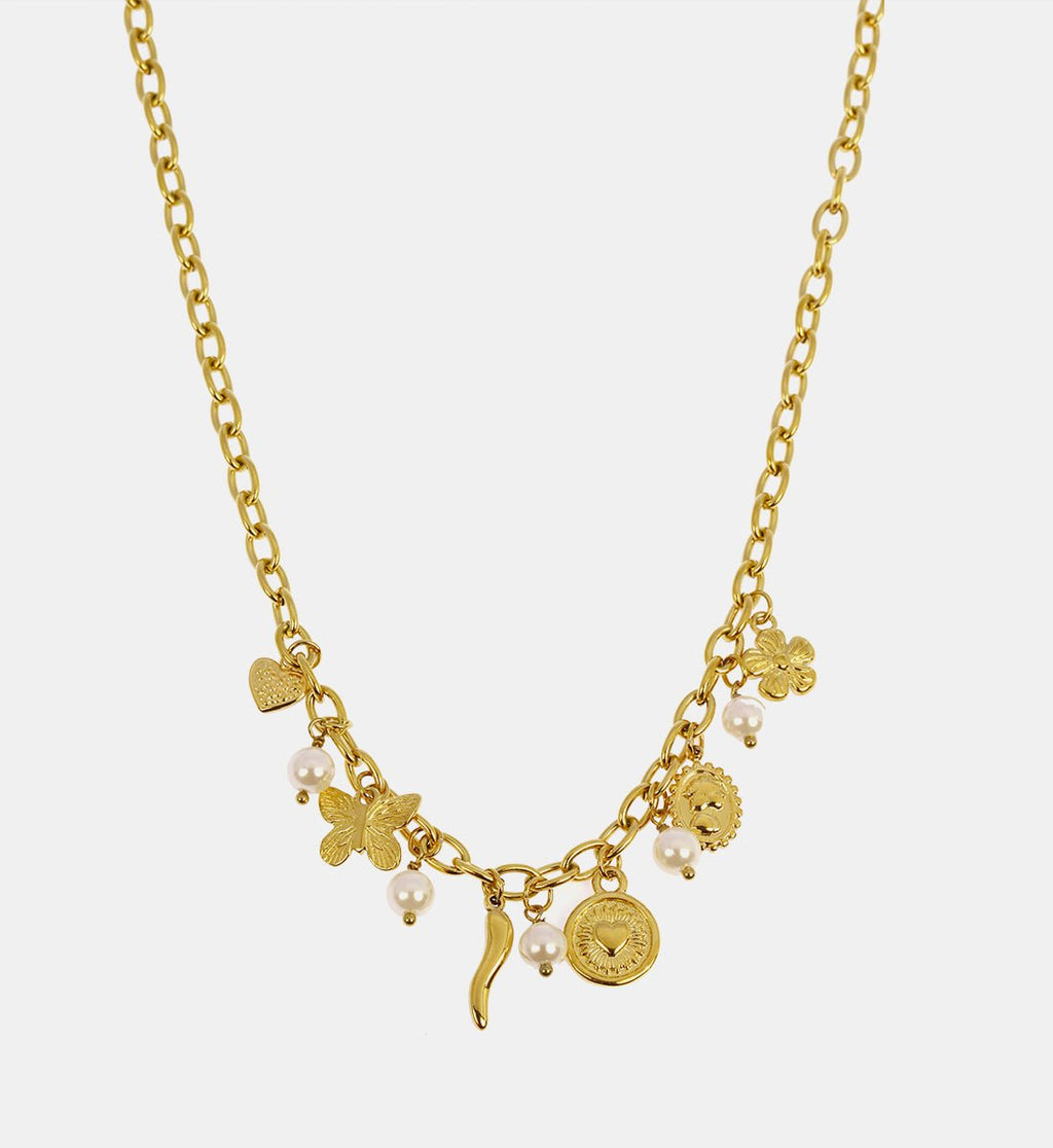 Collier Girl Girl en acier inoxydable - Les Cleias