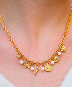 Collier Girl Girl en acier inoxydable - Les Cleias